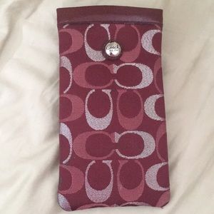 COACH sunglass/glasses case
